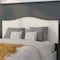 Flash Furniture Full Upholstered, Headboard, White Fabric HG-HB1707-F-W-GG - alternate 1